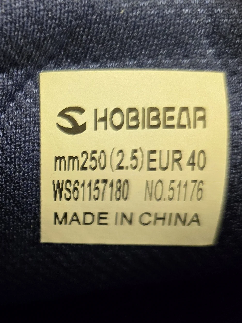 Hobibear Men’s Navy Athletic High-Top Sneakers Size 7.25. Women 9.25 Eur 40